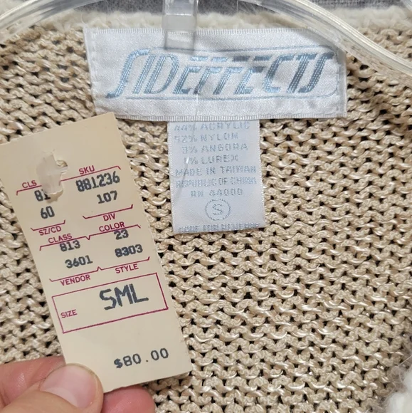 SIDE EFFECTS Handknitted 80s Sweater - Picture 5 of 5